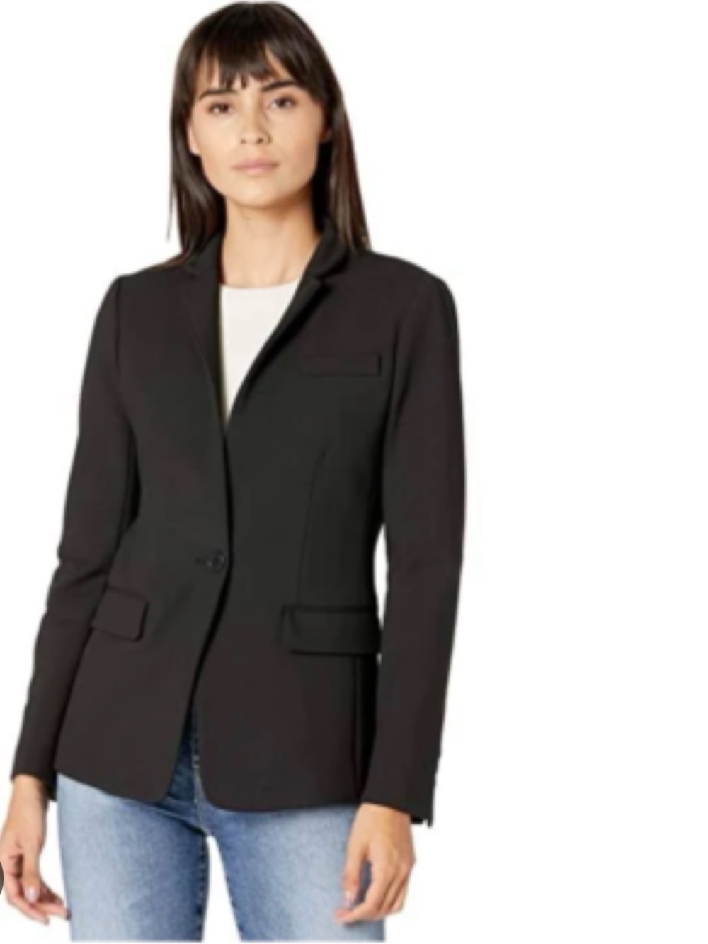 NEW J Crew 6 Regent black structured quiet luxury wool lined workwear blazer